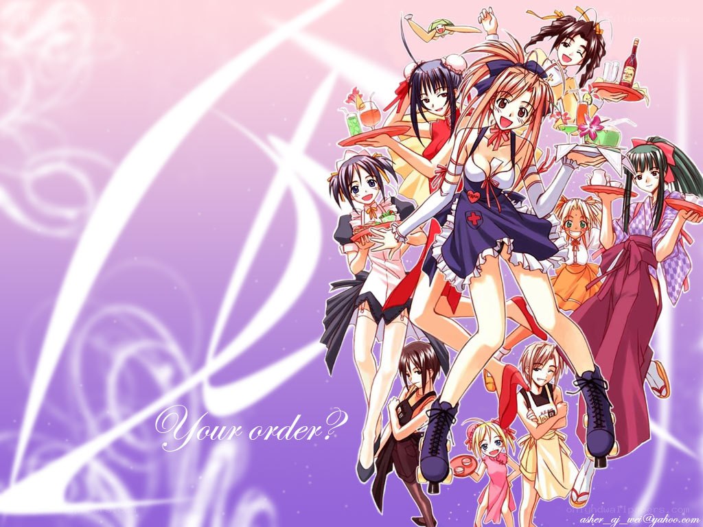 anime waitresses group