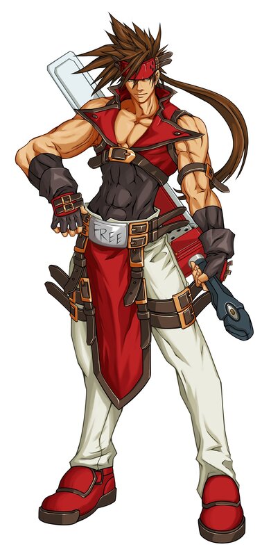 Anime warrior character