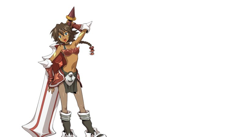 anime warrior girl character