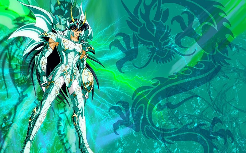 Anime Warrior in Armor — Green