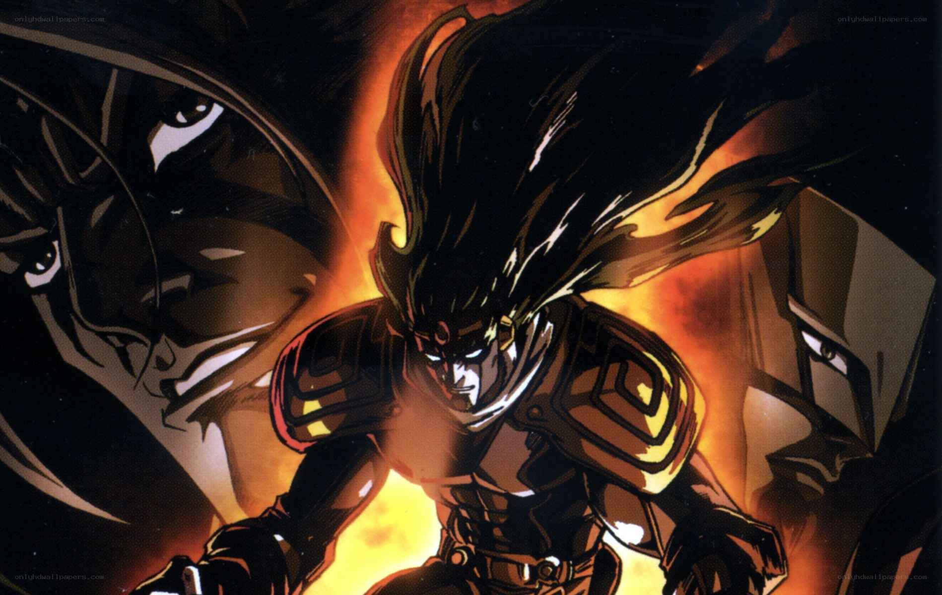anime warrior in armor