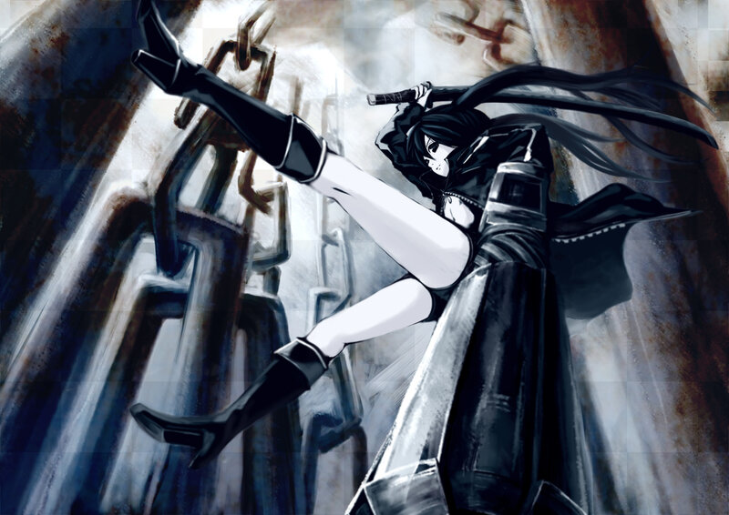 anime warrior in combat