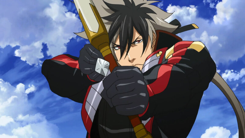 anime warrior with bow