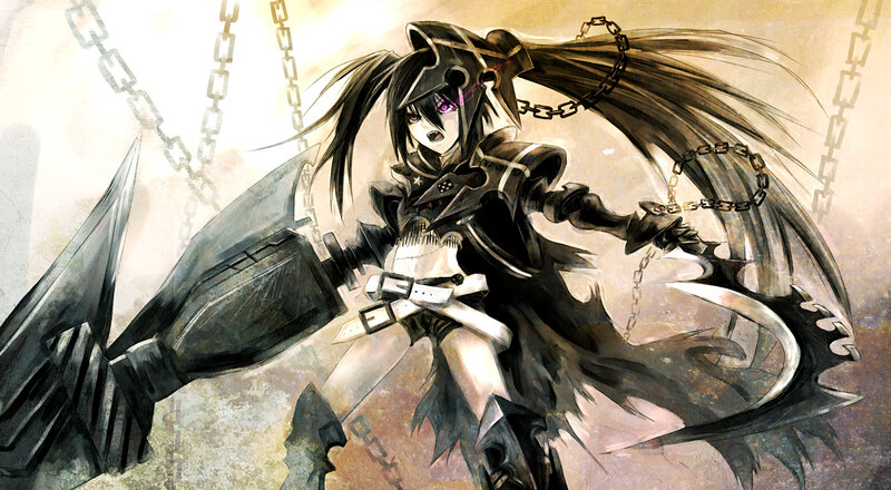 anime warrior with chains