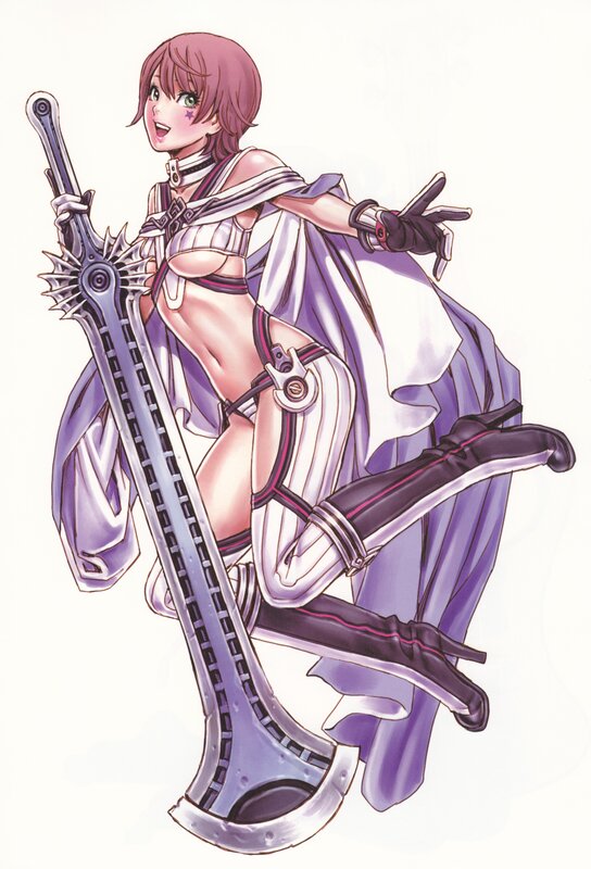 anime warrior with large sword