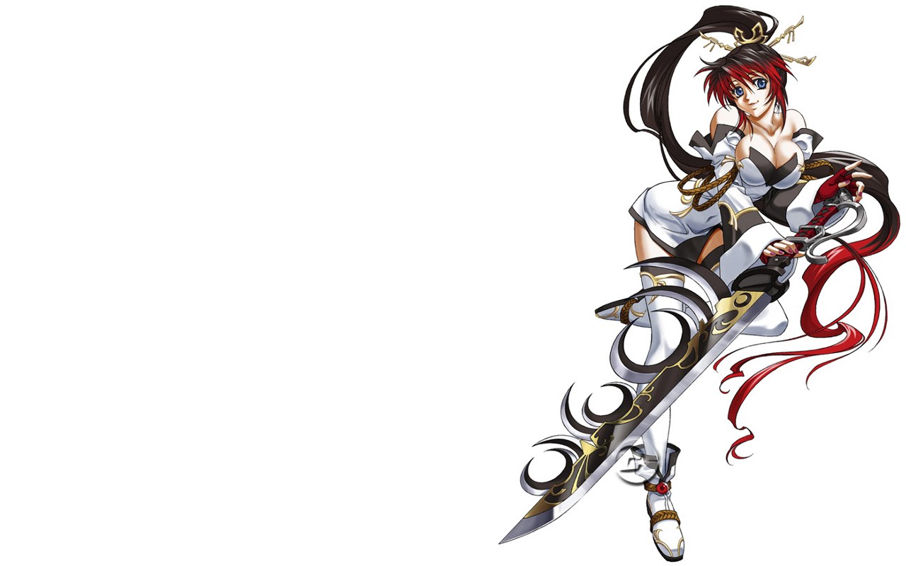 anime warrior with sword