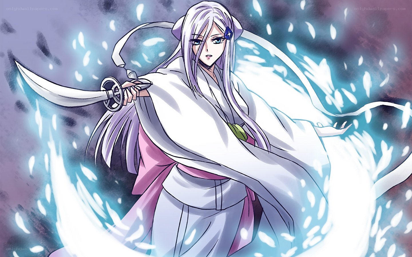 anime warrior with sword
