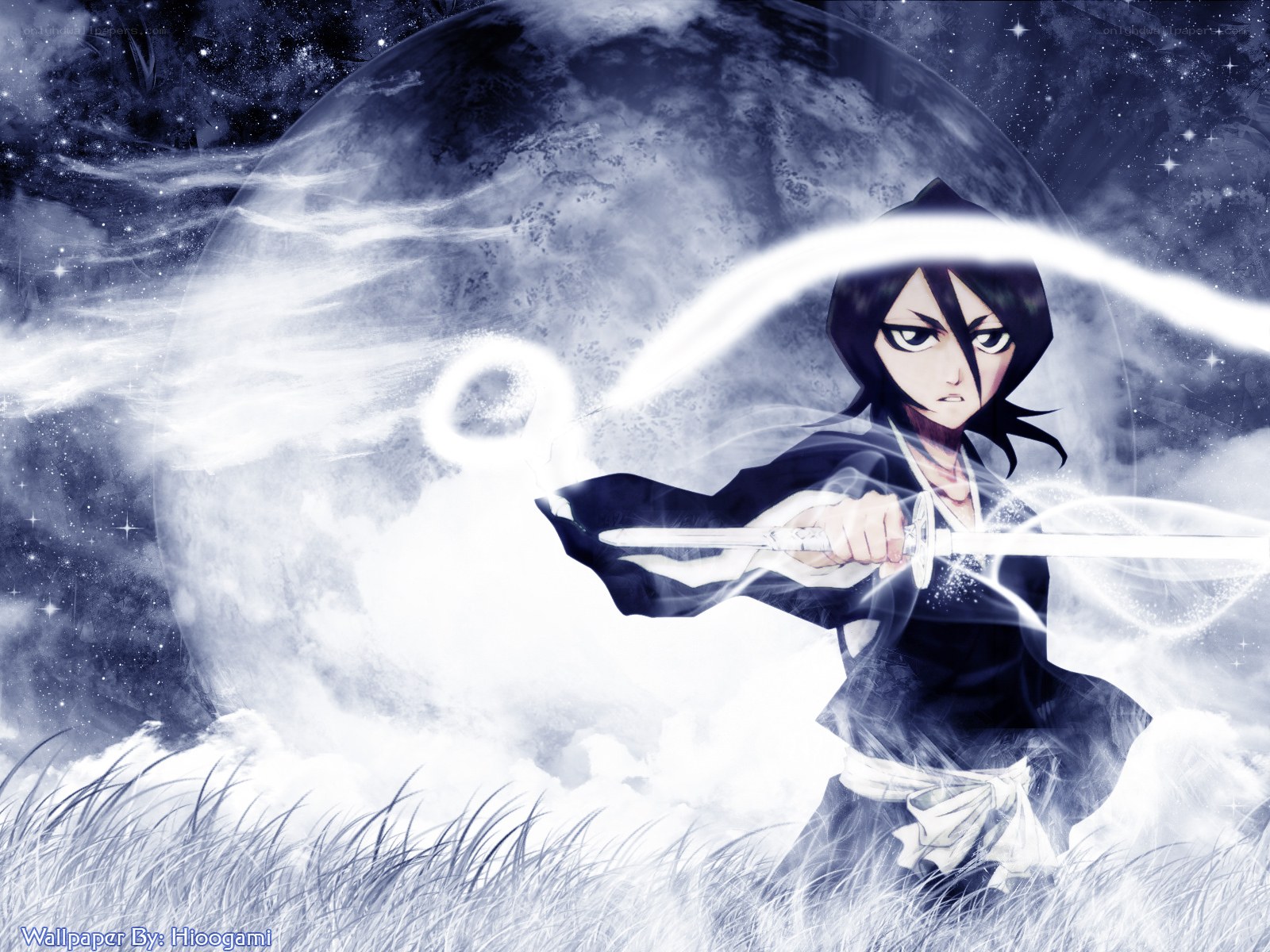 anime warrior with sword