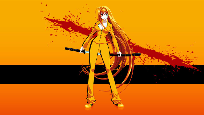 anime warrior with sword