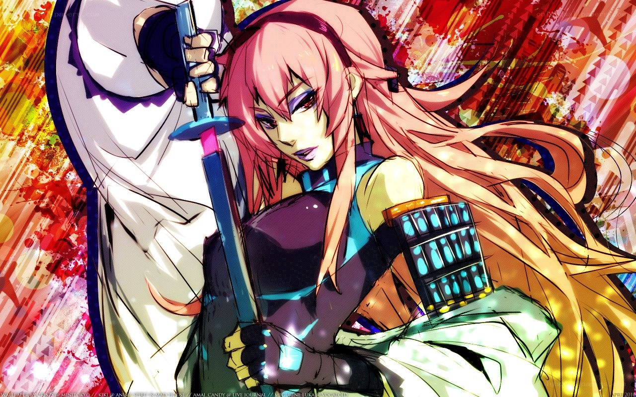 anime warrior with sword