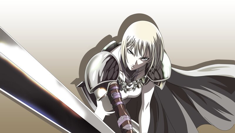 anime warrior with sword