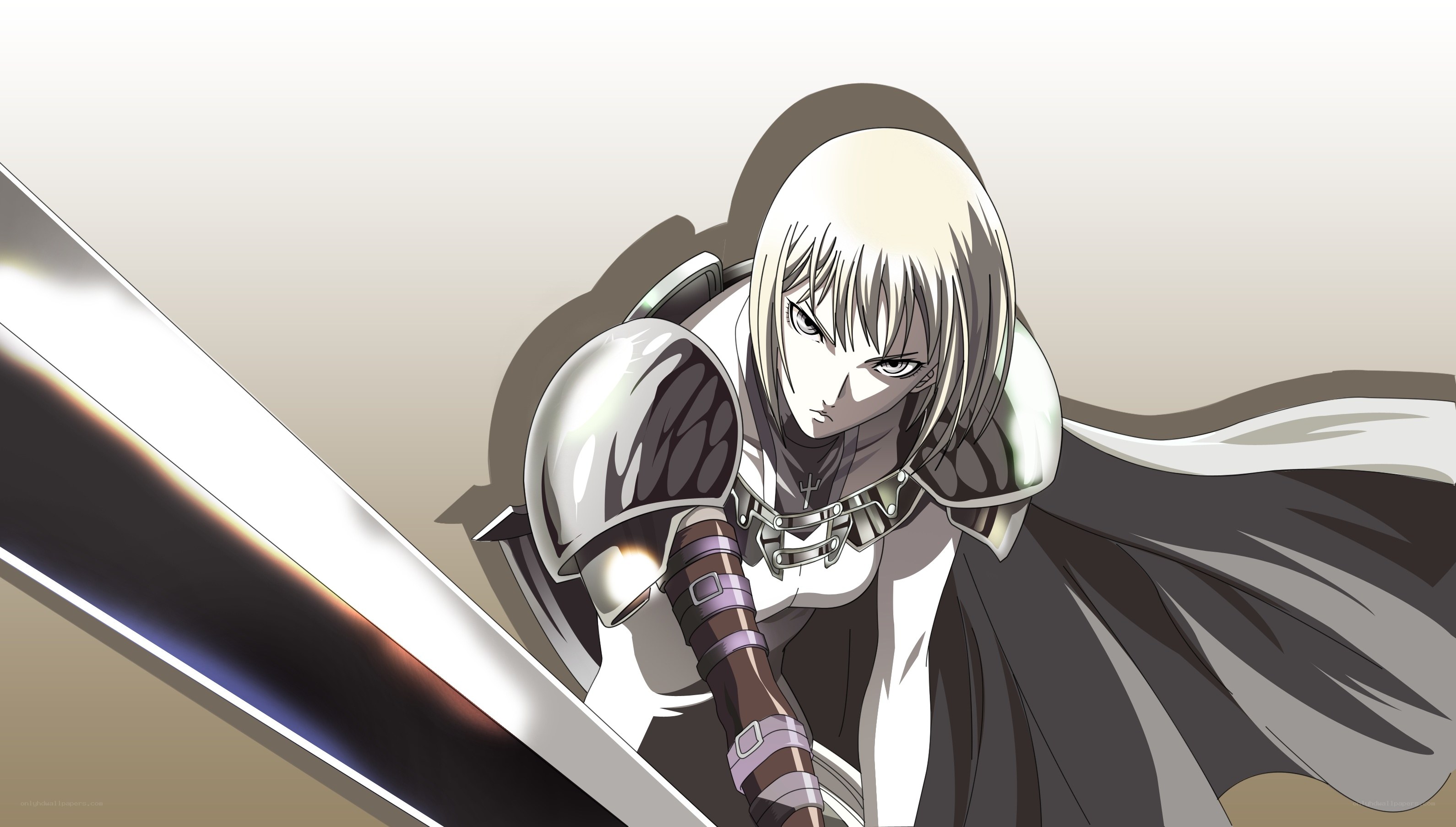 anime warrior with sword