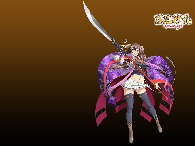 Anime warrior with sword