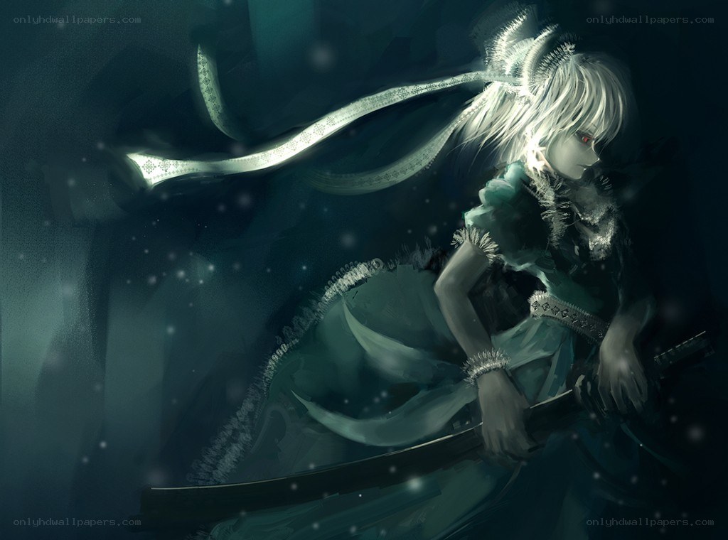 anime warrior with sword