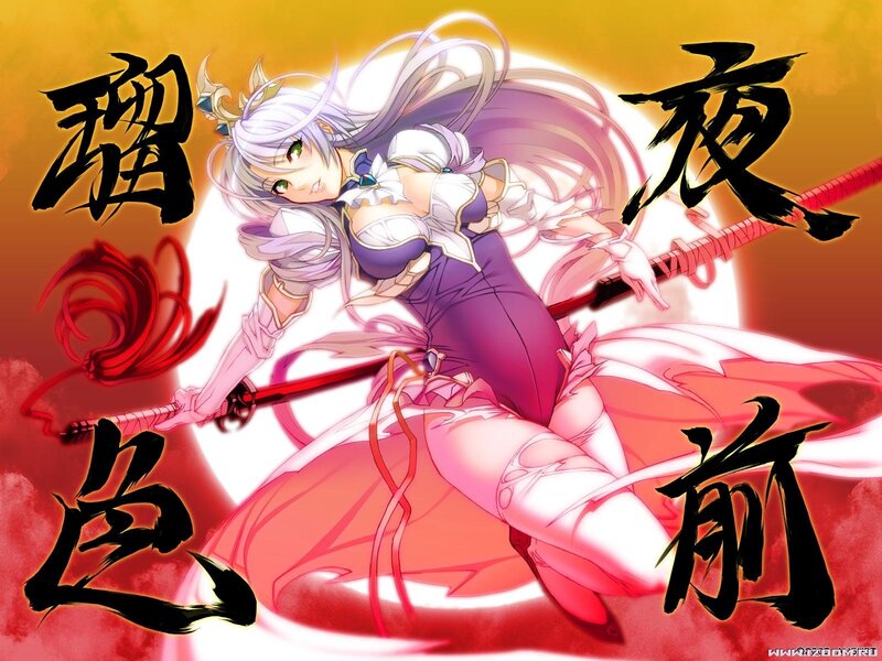 anime warrior with sword