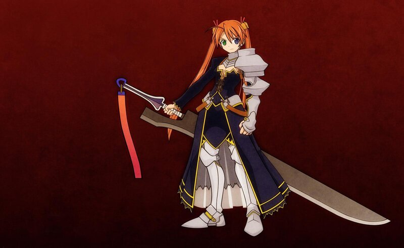 anime warrior with sword