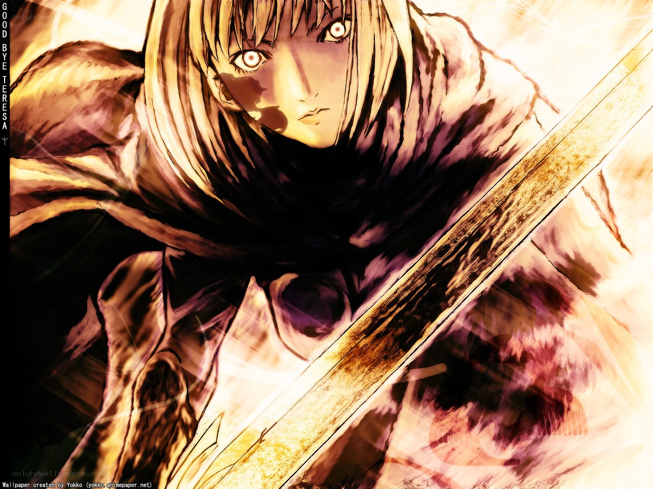 anime warrior with sword
