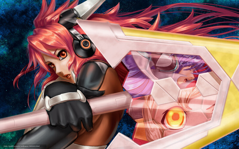 Anime warrior with sword