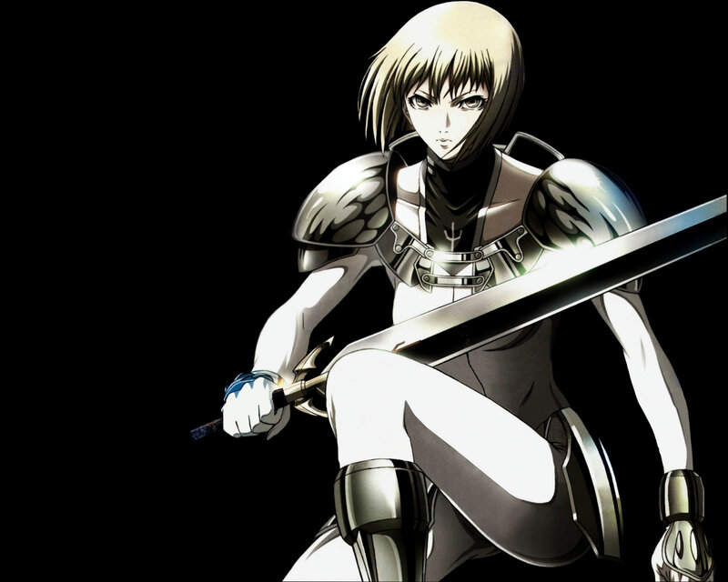 anime warrior with sword