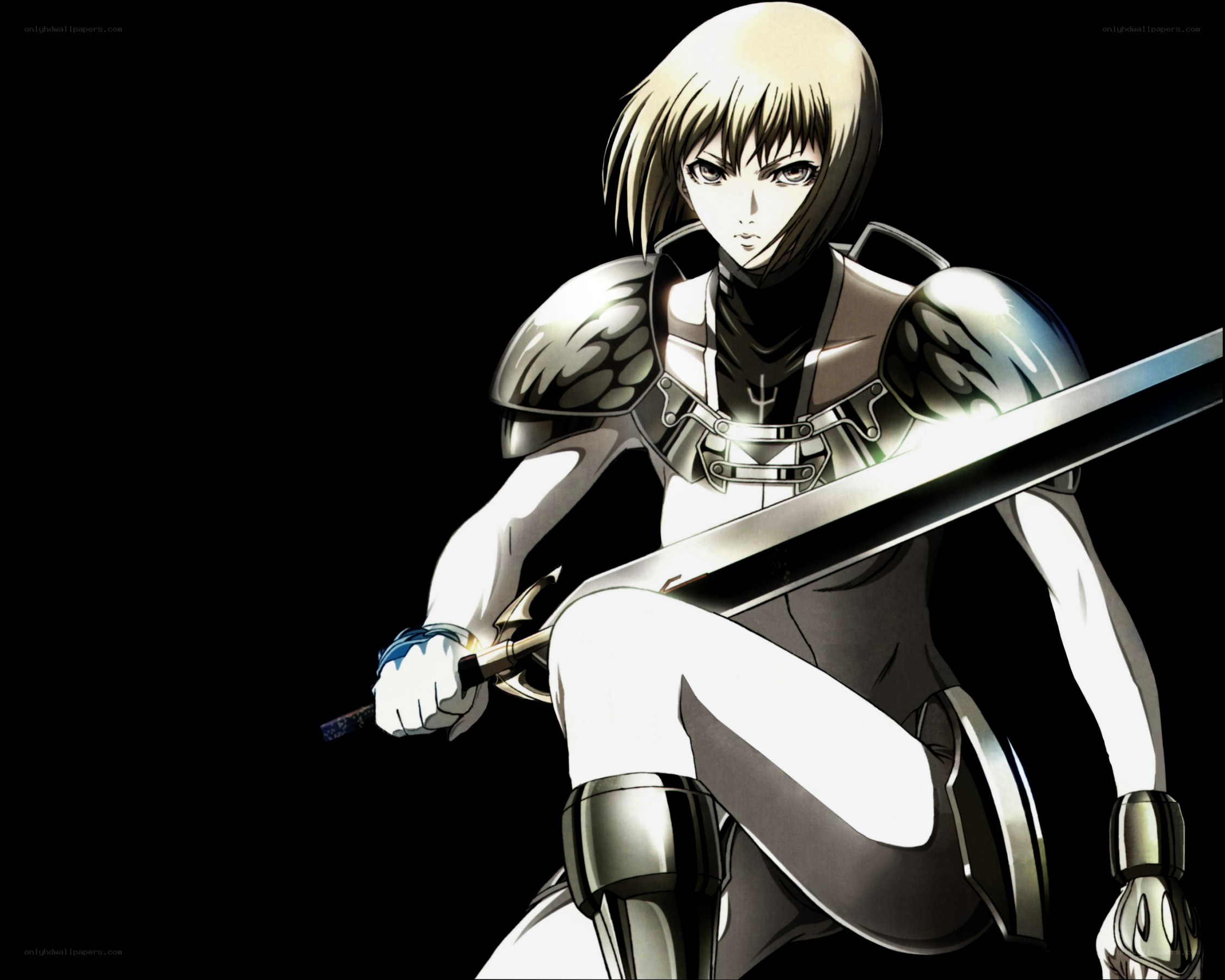 anime warrior with sword