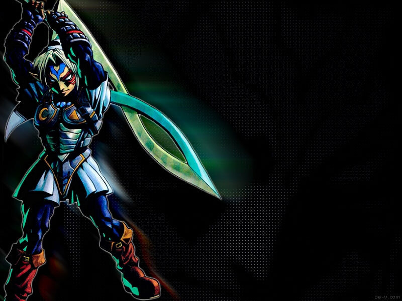 anime warrior with sword