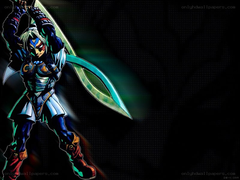 anime warrior with sword