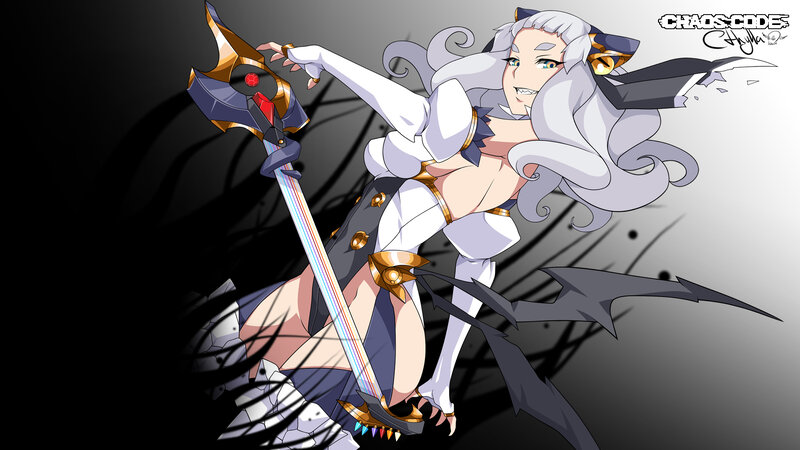 anime warrior with sword