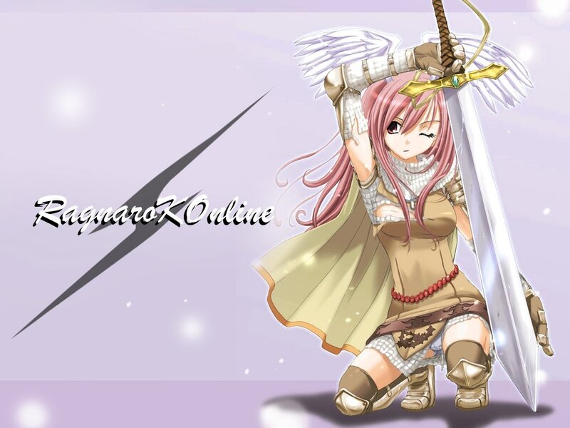 Anime warrior with sword