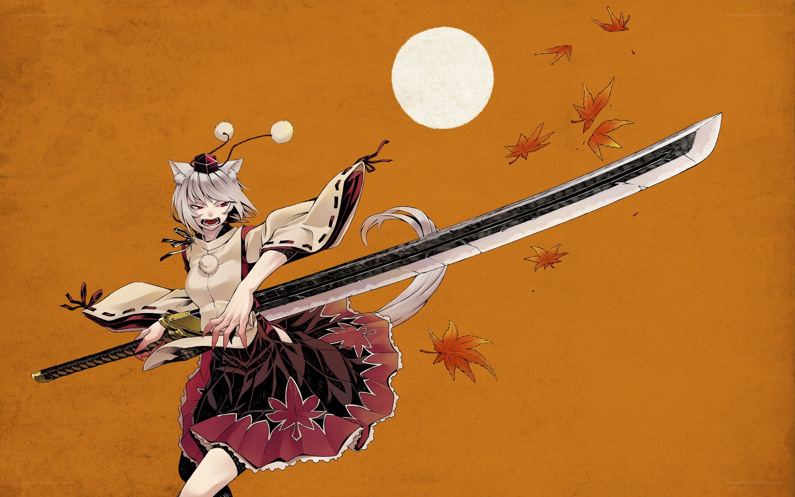 anime warrior with sword