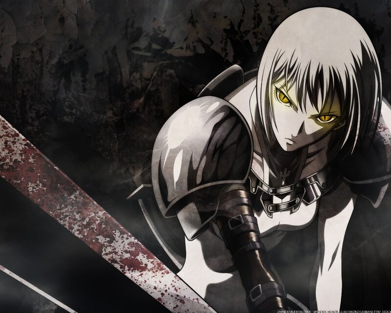 anime warrior with sword
