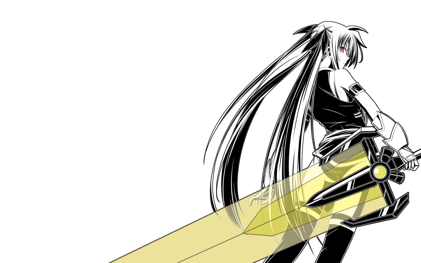 anime warrior with sword