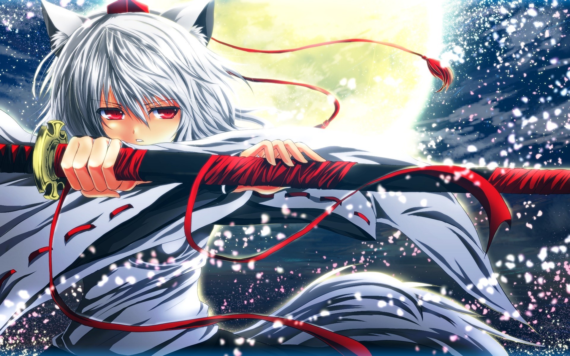 anime warrior with sword
