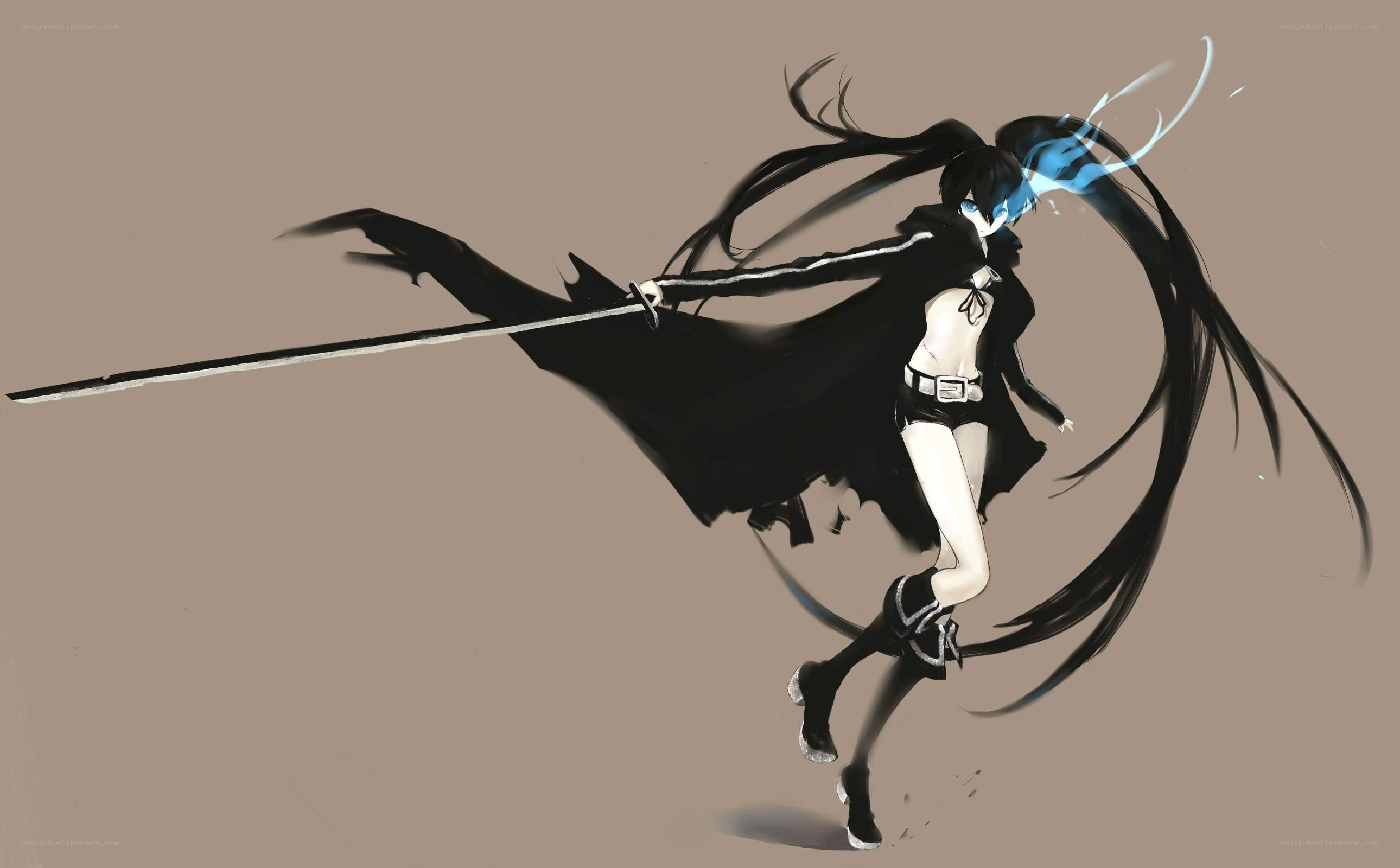 anime warrior with sword