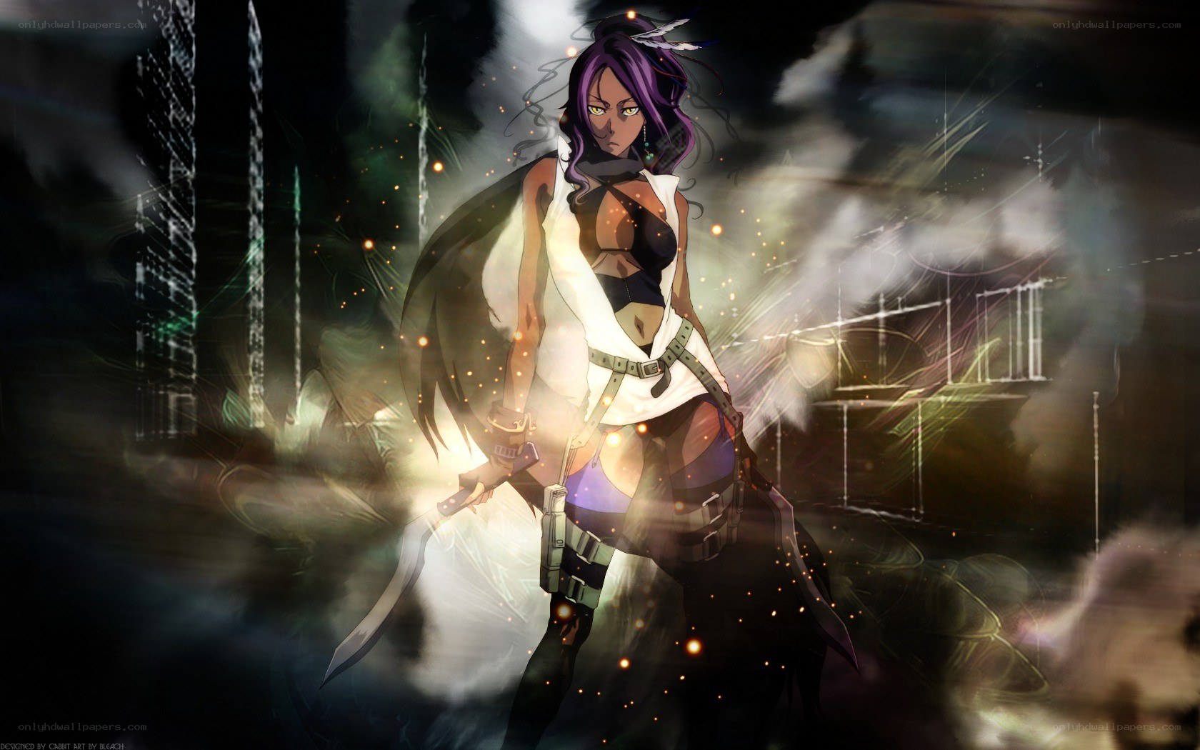 anime warrior with sword