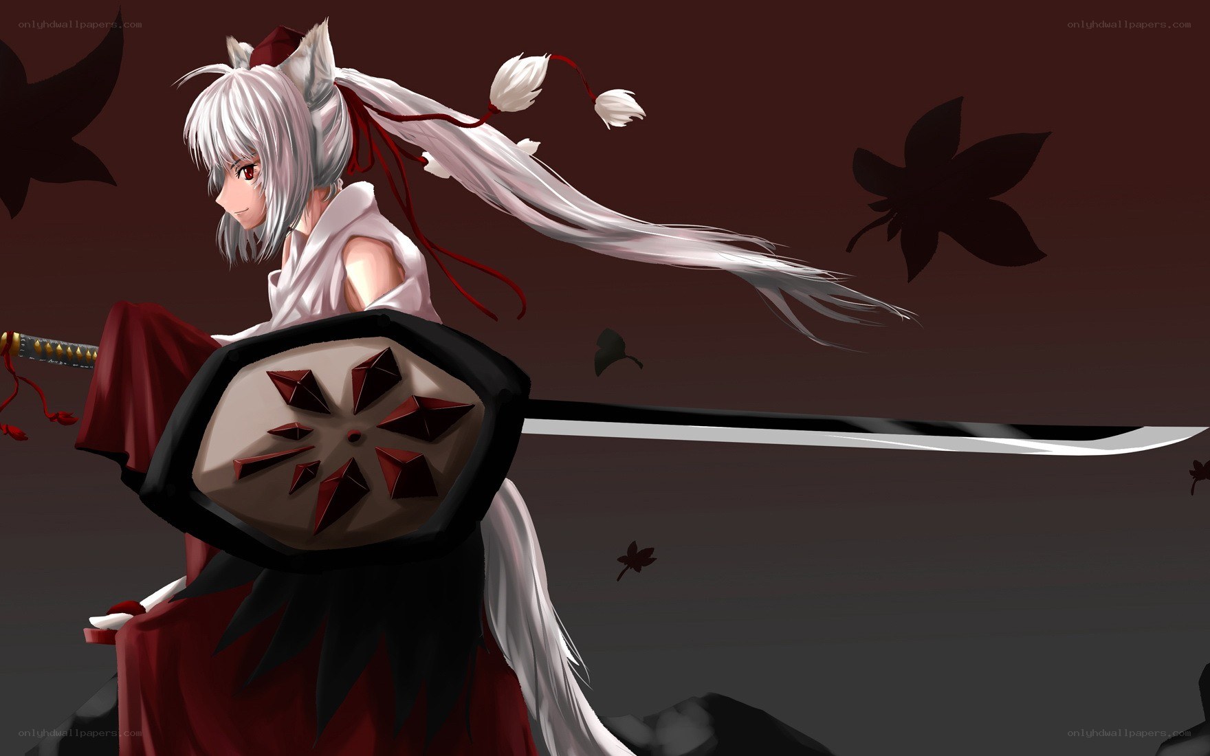 anime warrior with sword