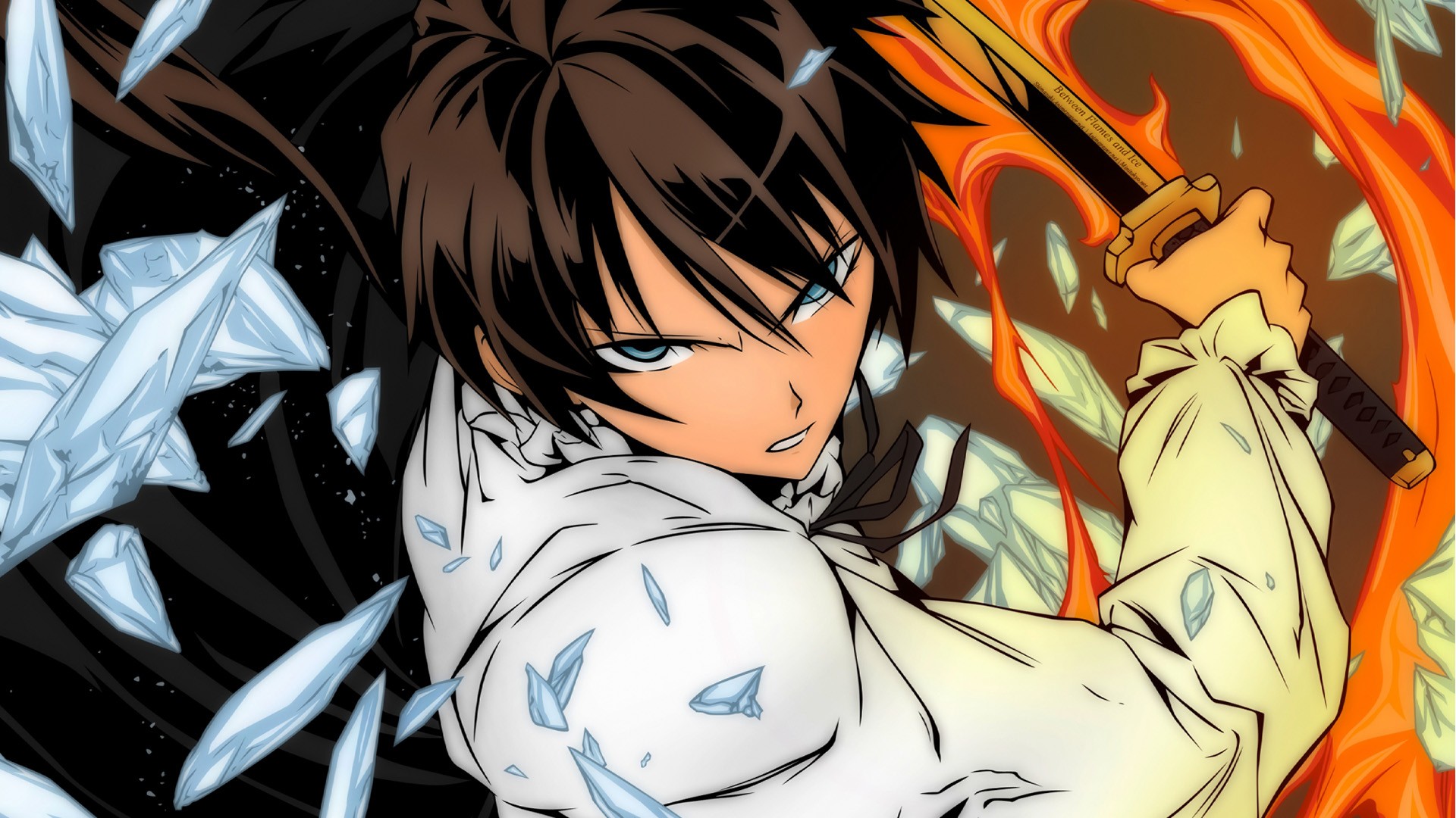 anime warrior with sword