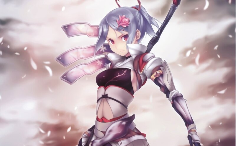anime warrior with sword