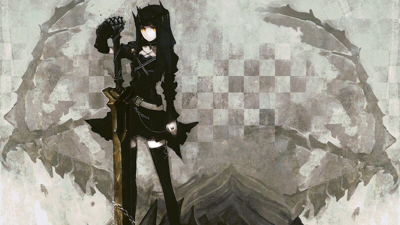 anime warrior with sword