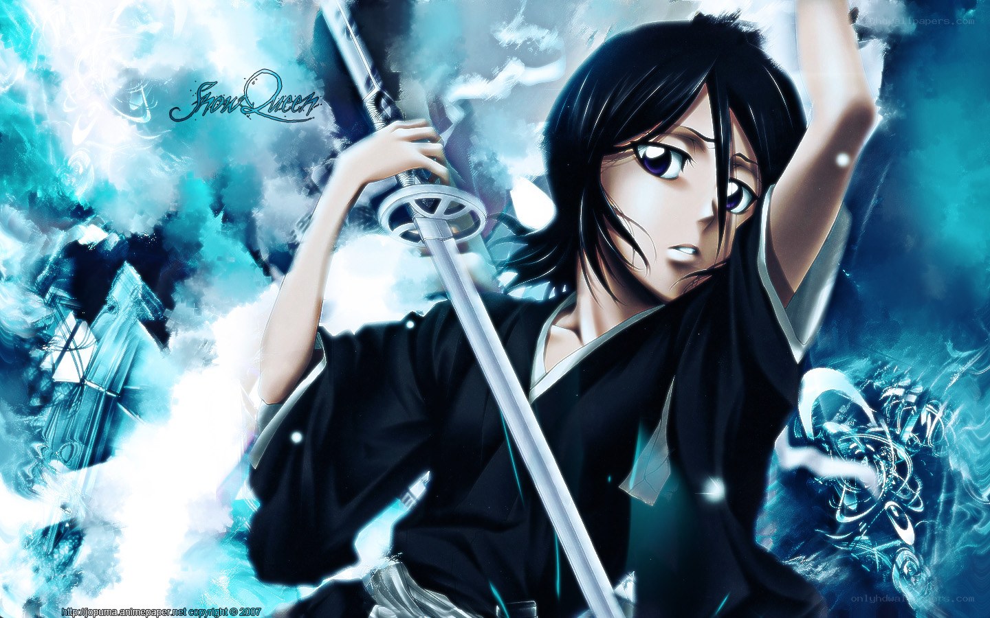 anime warrior with sword