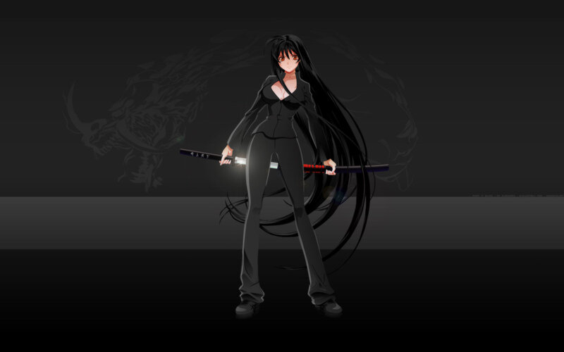 anime warrior with sword