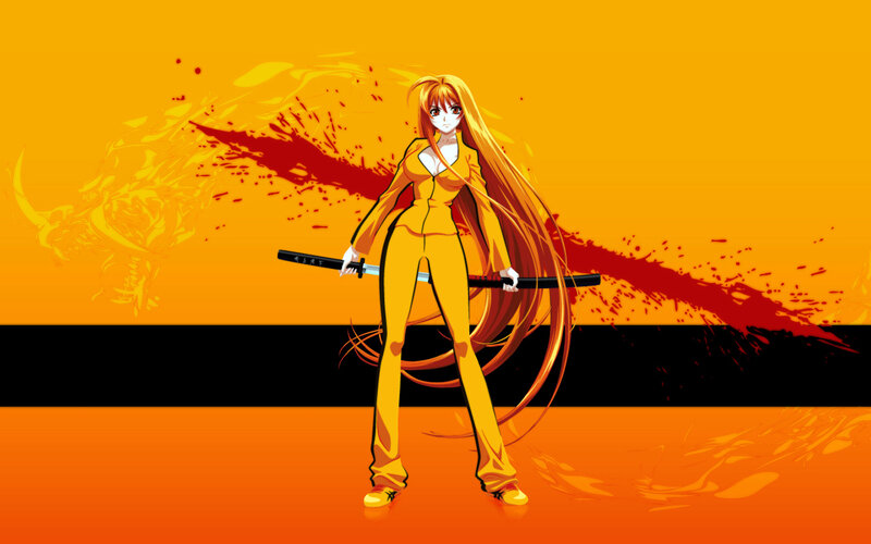 anime warrior with sword