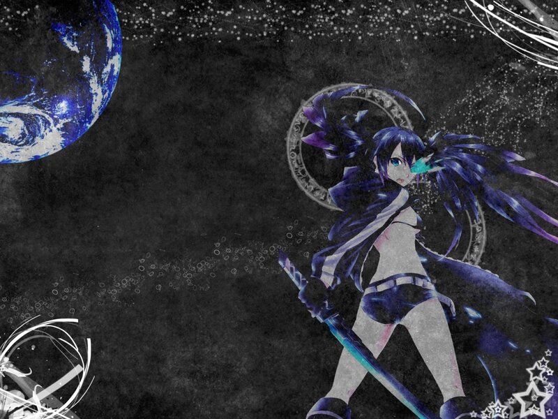 Anime warrior with sword
