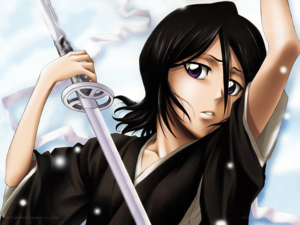 anime warrior with sword