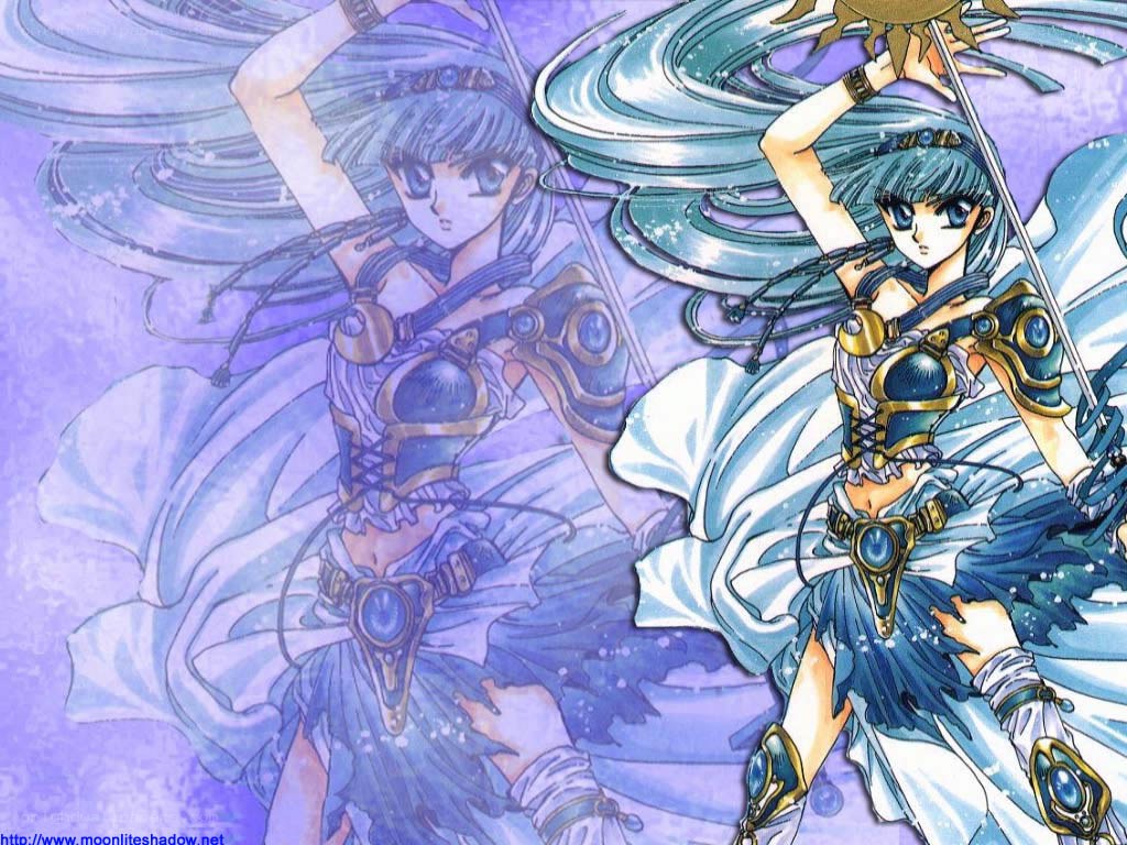 anime warrior with sword