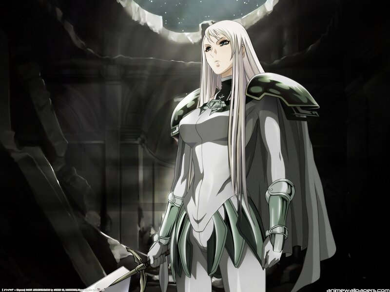 anime warrior with sword