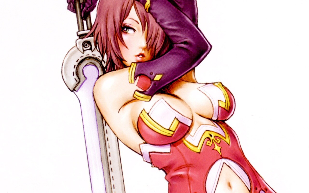 anime warrior with sword