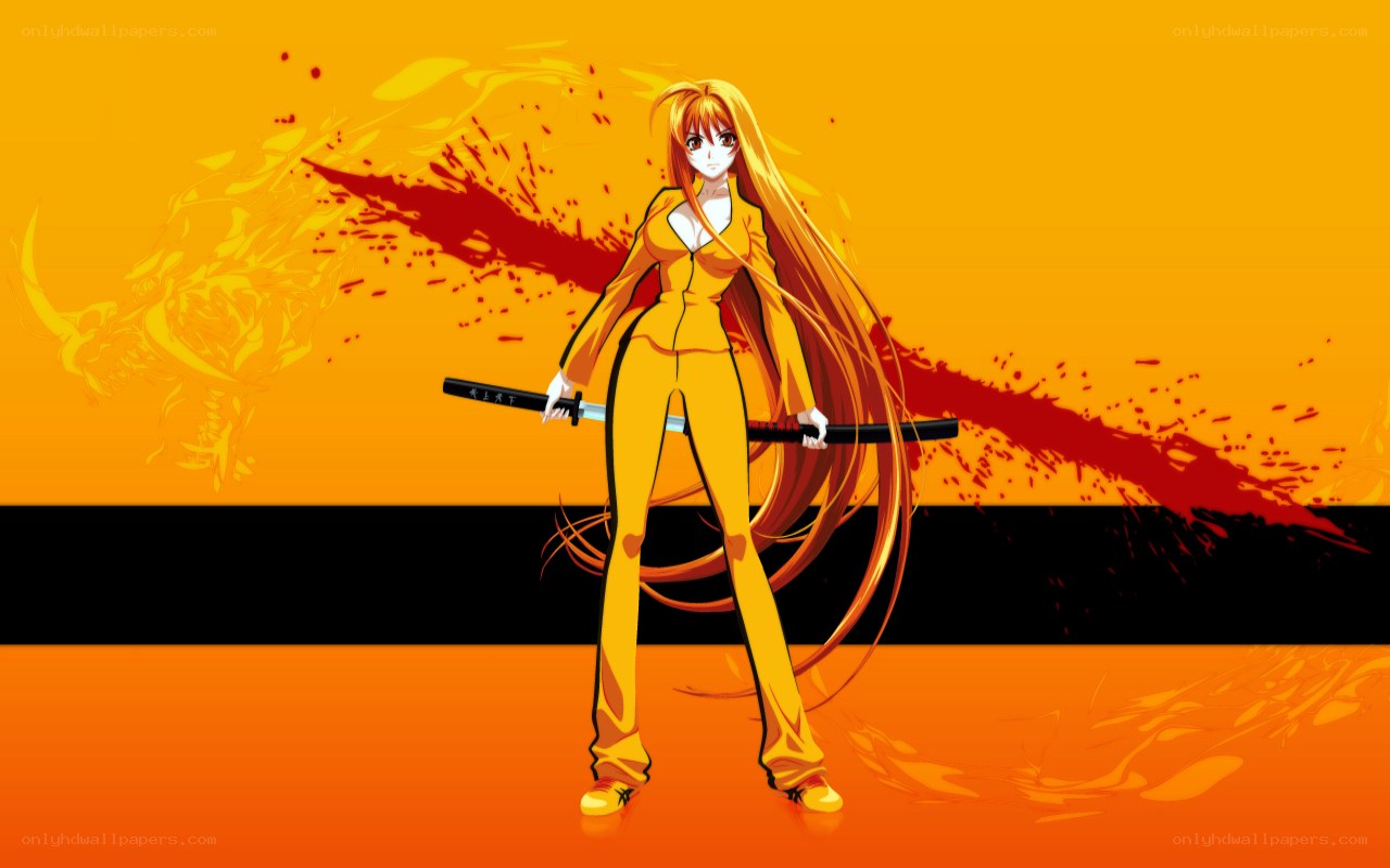 anime warrior with sword