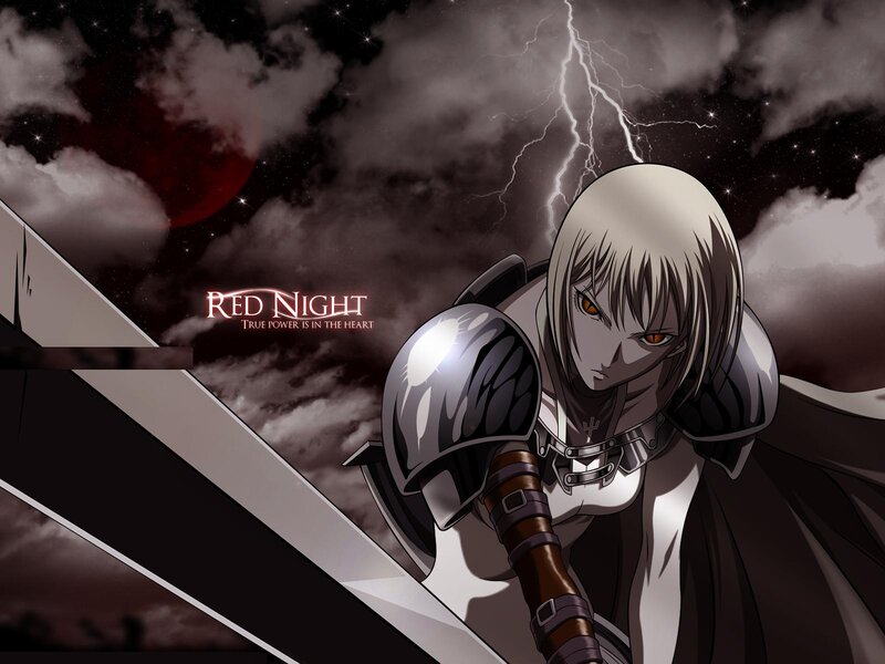 Anime Warrior with Sword — Black