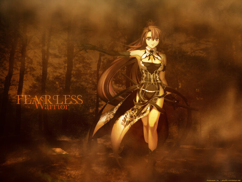 Anime Warrior Woman — Brown