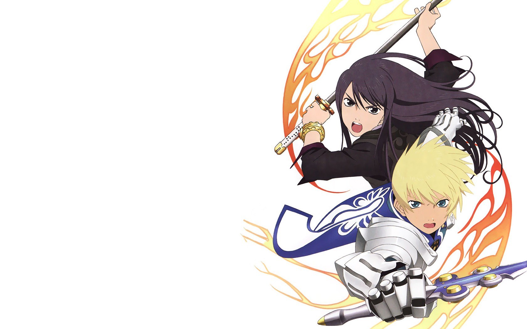 anime warriors in action